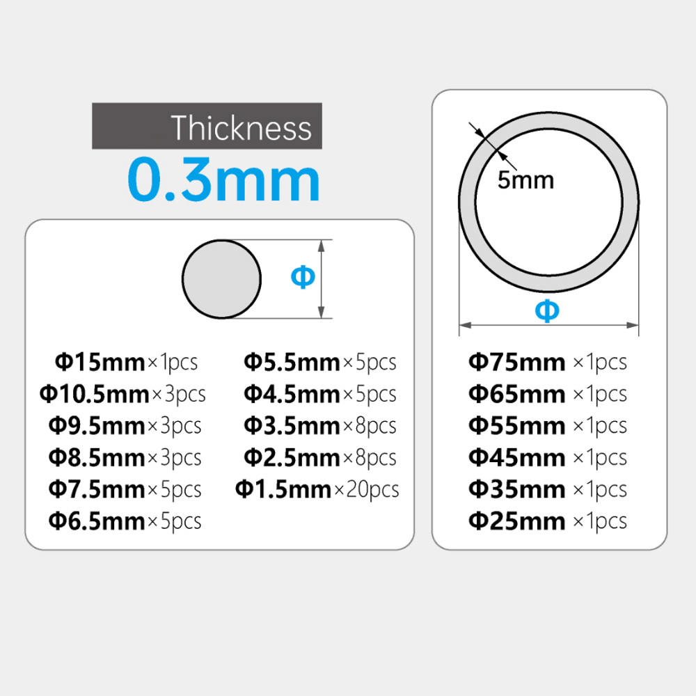 Plastic Circle Board C-set
