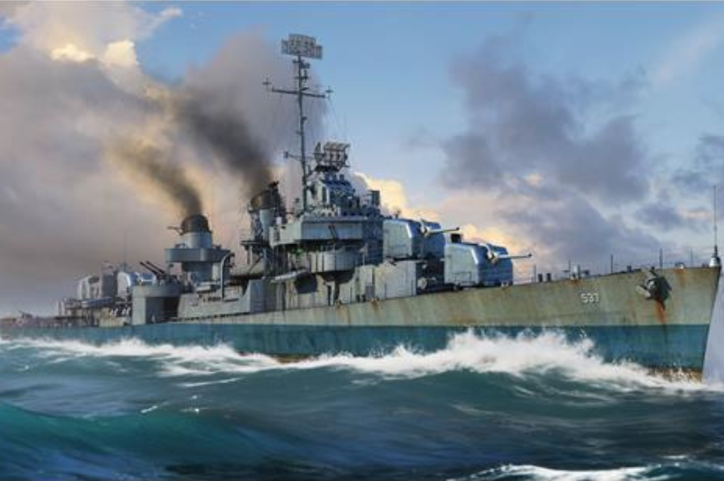 1:350 USS Sullivans DD-537