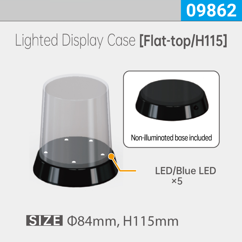 Lighted Display Case [Flat-top/H115]