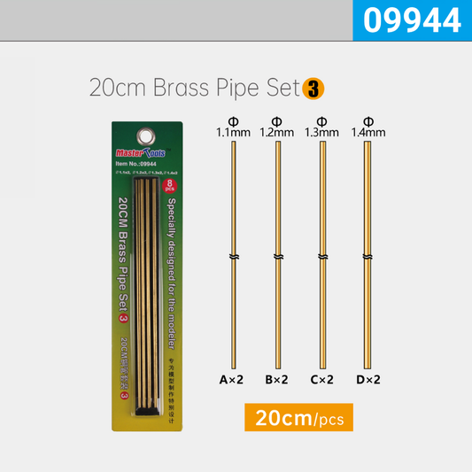 20cm Brass Pipe Set (Type 3)