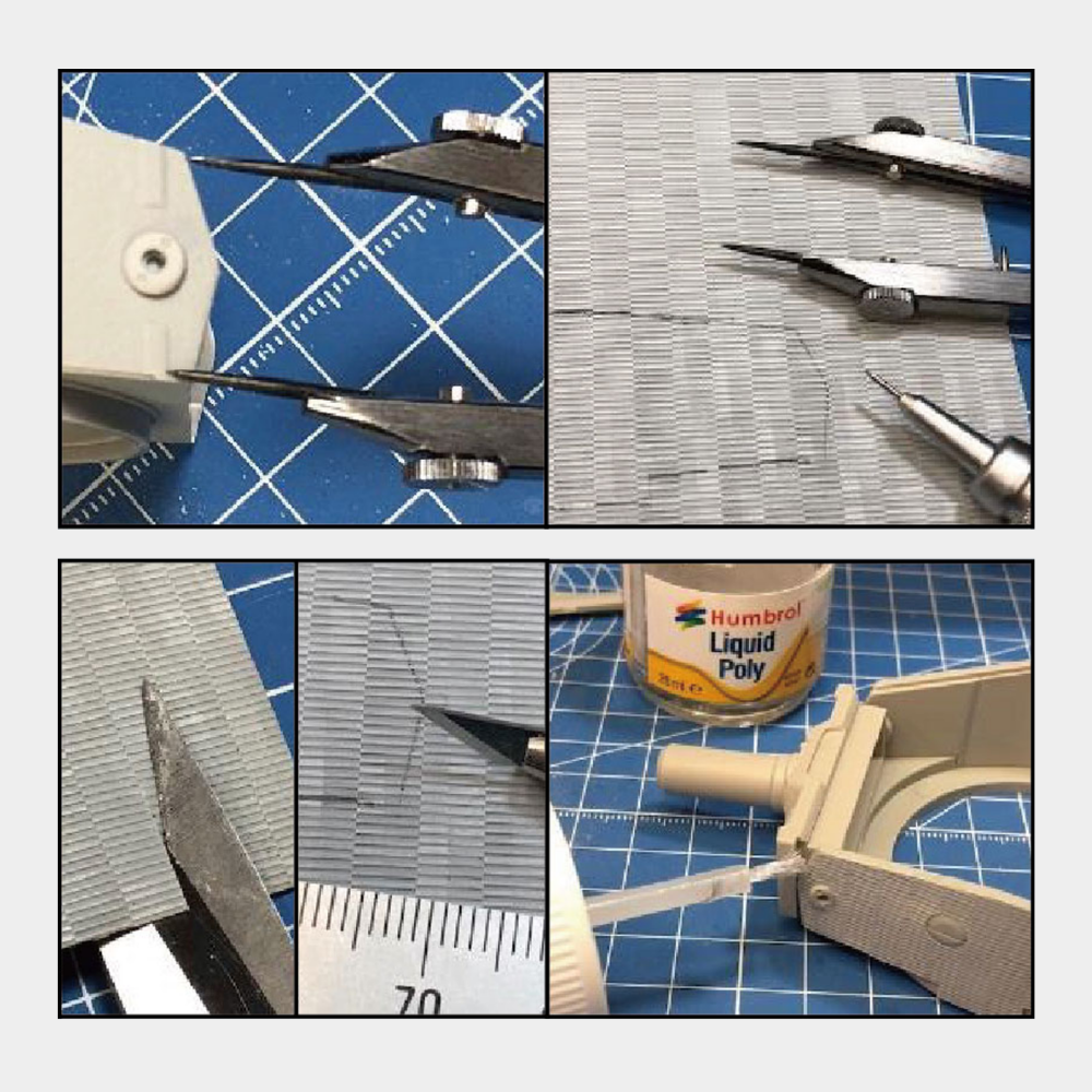 HIPS Zimmerit Plastic Sheet
