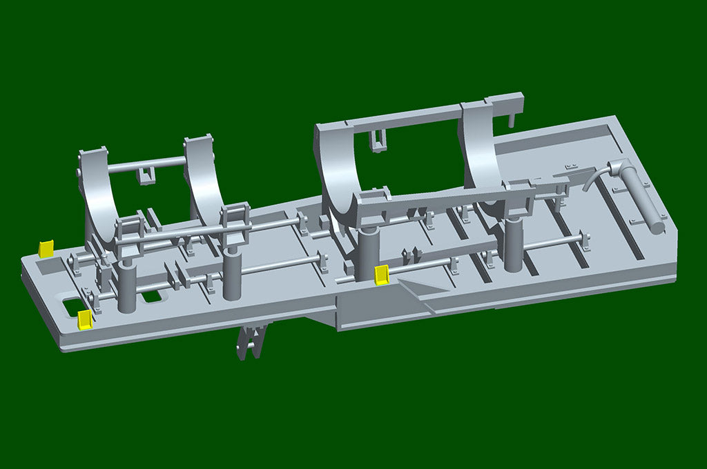 1:35 M1001 w/M790 Erector Lanucher Trailer