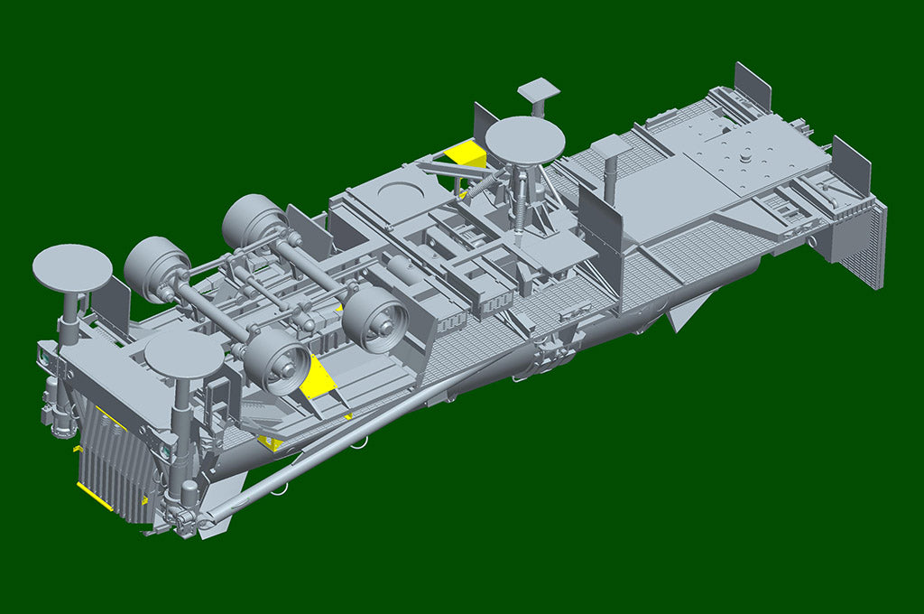 1:35 M1001 w/M790 Erector Lanucher Trailer