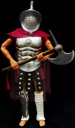 1:06 GLADIATOR MYRMILLO ACTION FIGURE BY IGNITE TOYS