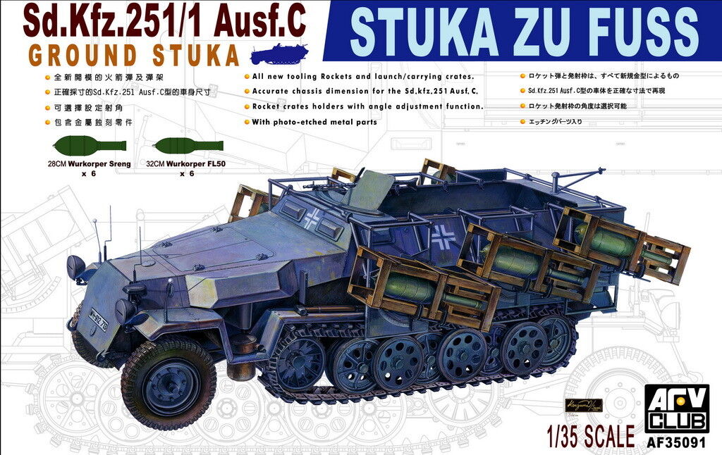 1:35 Sd. Kfz. 251/1 Ausf. C Stuka Zu Fuss