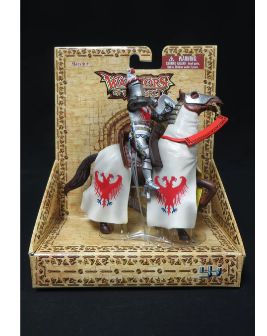 1:18 90MM ENGLISH KNIGHT & WARHORSE