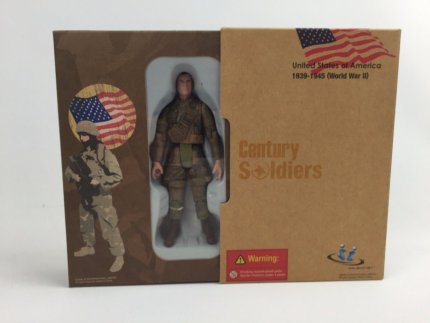 1:06 US Soldier WWII 1939 -1945 1/18th Action Figure by JSI