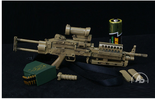 1:06 CAMO M46 LIGHT MACHINE GUN (LMG)