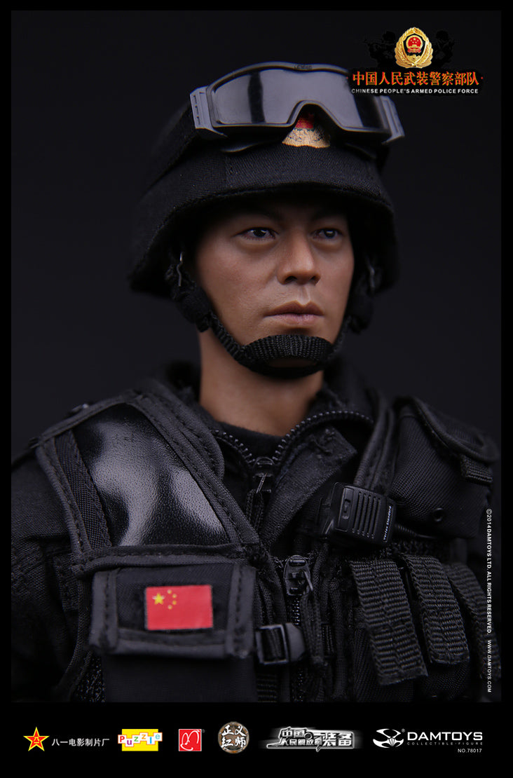 1:06 DAMTOYS Chinese People's Armed Police Force Anti-Terrorism Force Boxed Figure