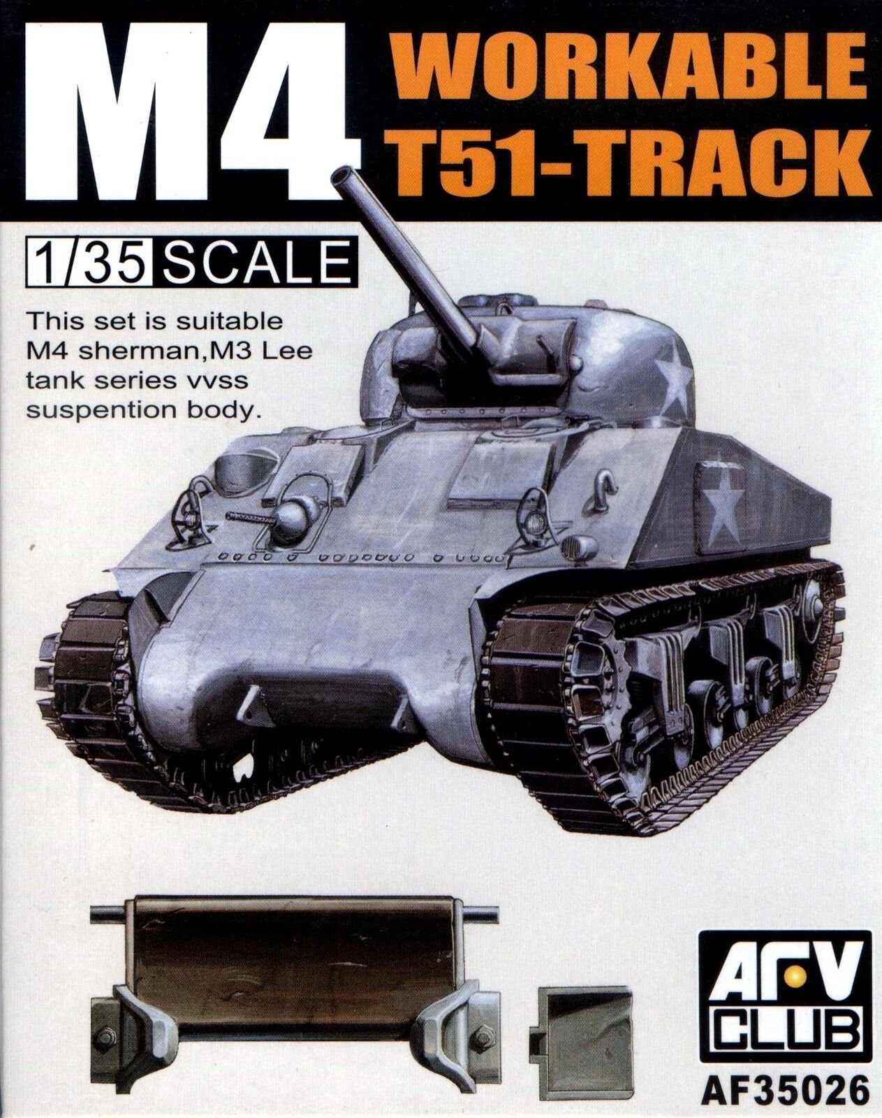 1:35 Workable M4 T51-Track (for M4 Sherman, M3 Lee, Sentinel)