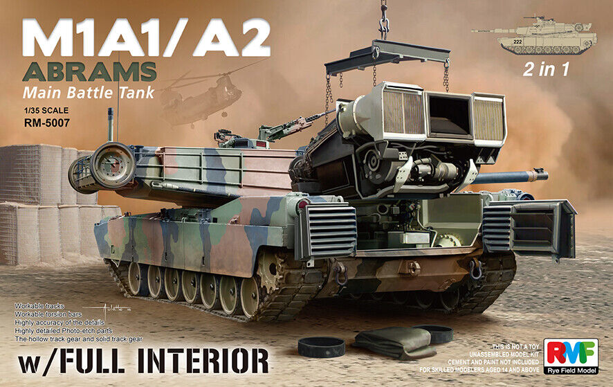 1:35 M1A1/M1A2 w/ Full Interior