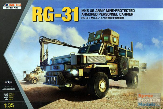 1:35 RG-31 Mk 5 US Army Mine-Protected Armored Personnel Carrier