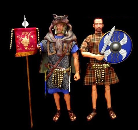 1:06 TIME SILHOUETTE - S.P.Q.R. JULIUS CAESAR'S LEGIONS - Vexillarius