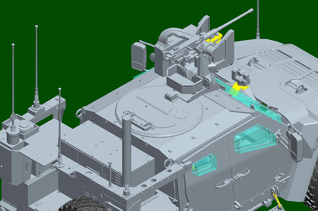 1:35 M1278A1 Heavy Guns Carrier modification with the M153 CROWS