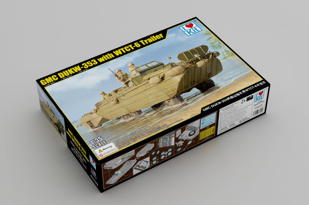 1:35 GMC DUKW-353 with WTCT-6 Trailer