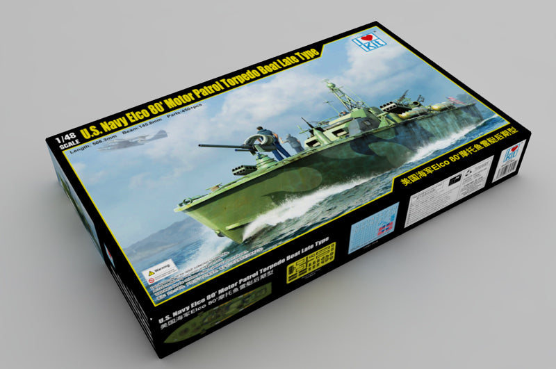 1:48 U.S. Navy Elco 80 Motor Patrol Torpedo Boat Late Type