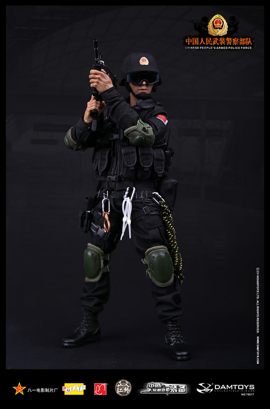 1:06 DAMTOYS Chinese People's Armed Police Force Anti-Terrorism Force Boxed Figure