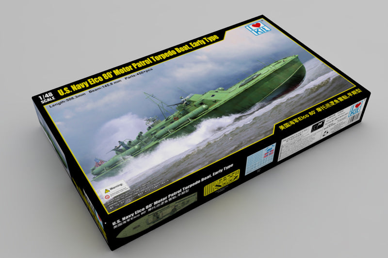 1:48 U.S. Navy Elco 80 Motor Patrol Torpedo Boat, Early Type