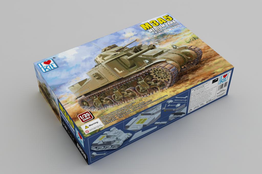 1:35 M3A5 Medium Tank