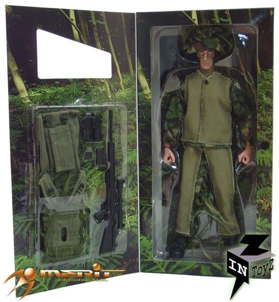 1:06 Sniper Figure w/ Ghillie Suit Action Figure