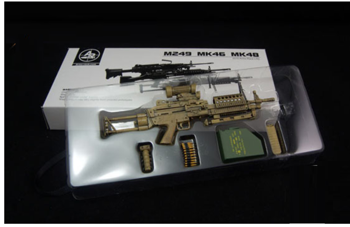 1:06 CAMO M46 LIGHT MACHINE GUN (LMG)