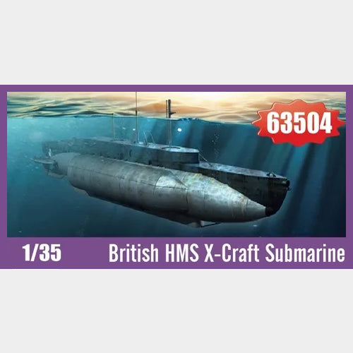 1:35 British HMS X-Craft Submarine