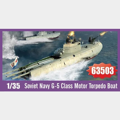 1:35 Soviet Navy G-5 Class Motor Torpedo Boat