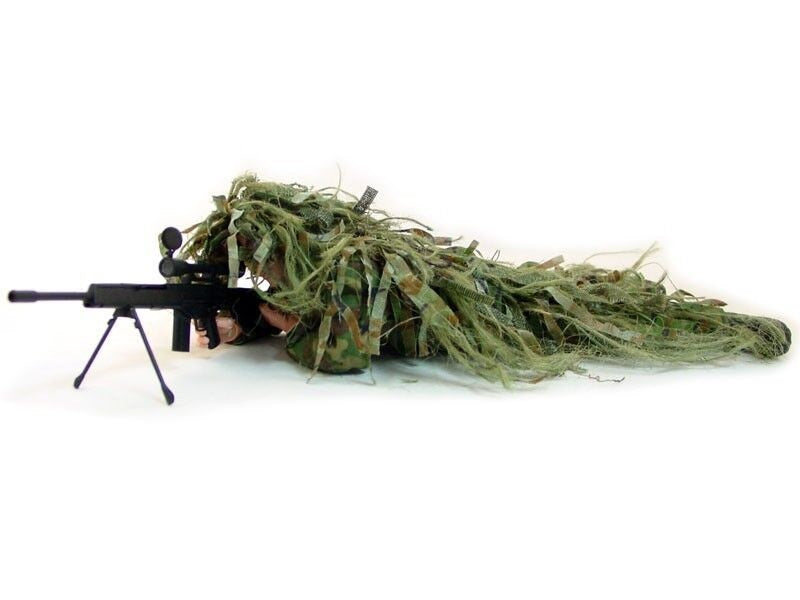 1:06 Sniper Figure w/ Ghillie Suit Action Figure