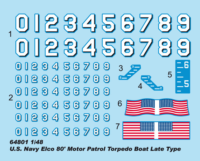 1:48 U.S. Navy Elco 80 Motor Patrol Torpedo Boat Late Type