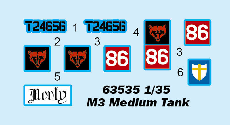 1:35 M3 Grant Medium Tank