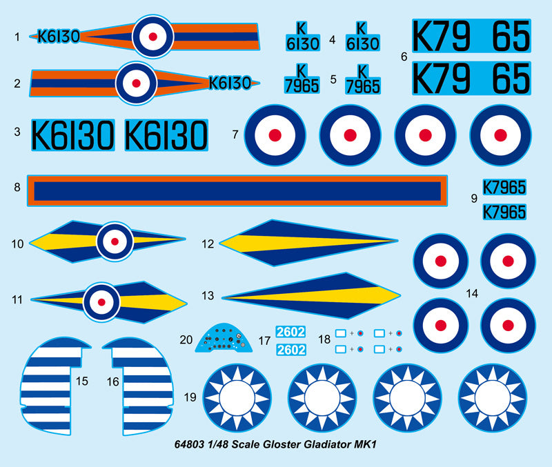 1:48 Gloster Gladiator MK1