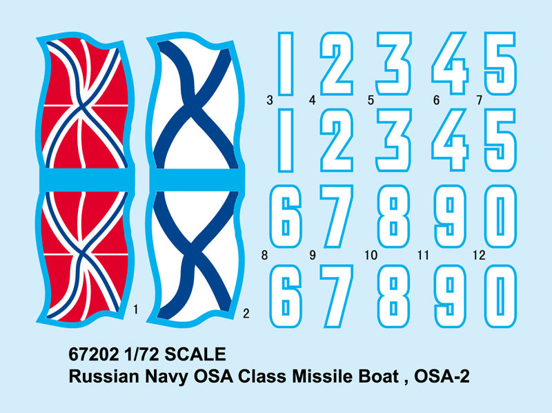 1:72 Russian Navy OSA Class Missile Boat , OSA-2