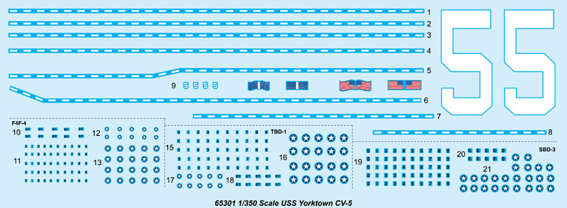 1:350 USS Yorktown CV-5