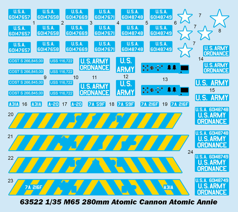 1:35 M65 280mm Atomic Canon Atomic Annie