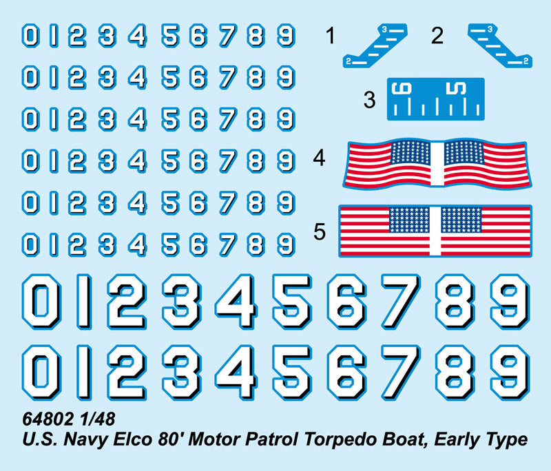 1:48 U.S. Navy Elco 80 Motor Patrol Torpedo Boat, Early Type