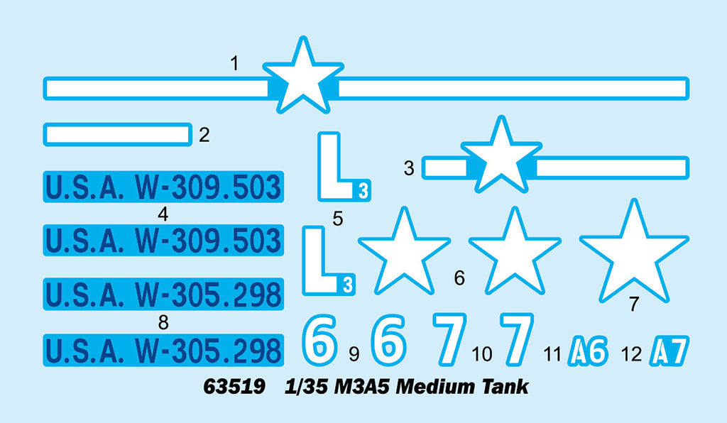 1:35 M3A5 Medium Tank