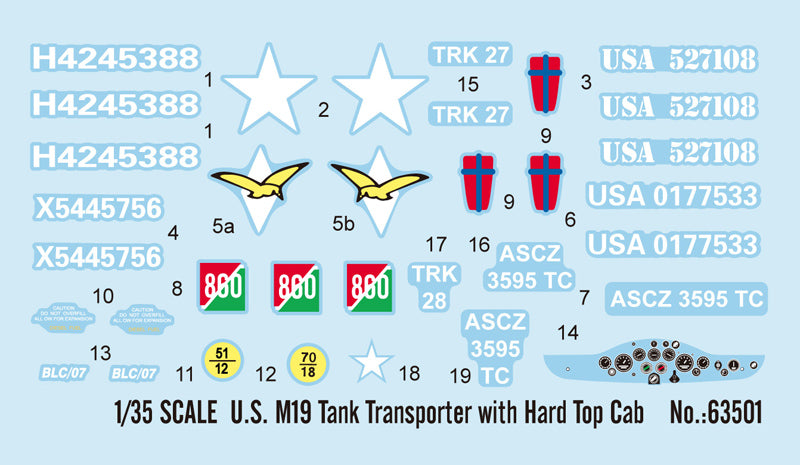 1:35 M19 Tank Transporter with Hard Top Cab