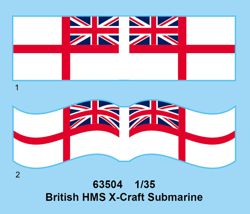 1:35 British HMS X-Craft Submarine