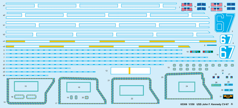 1:350 USS John F. Kennedy CV-67