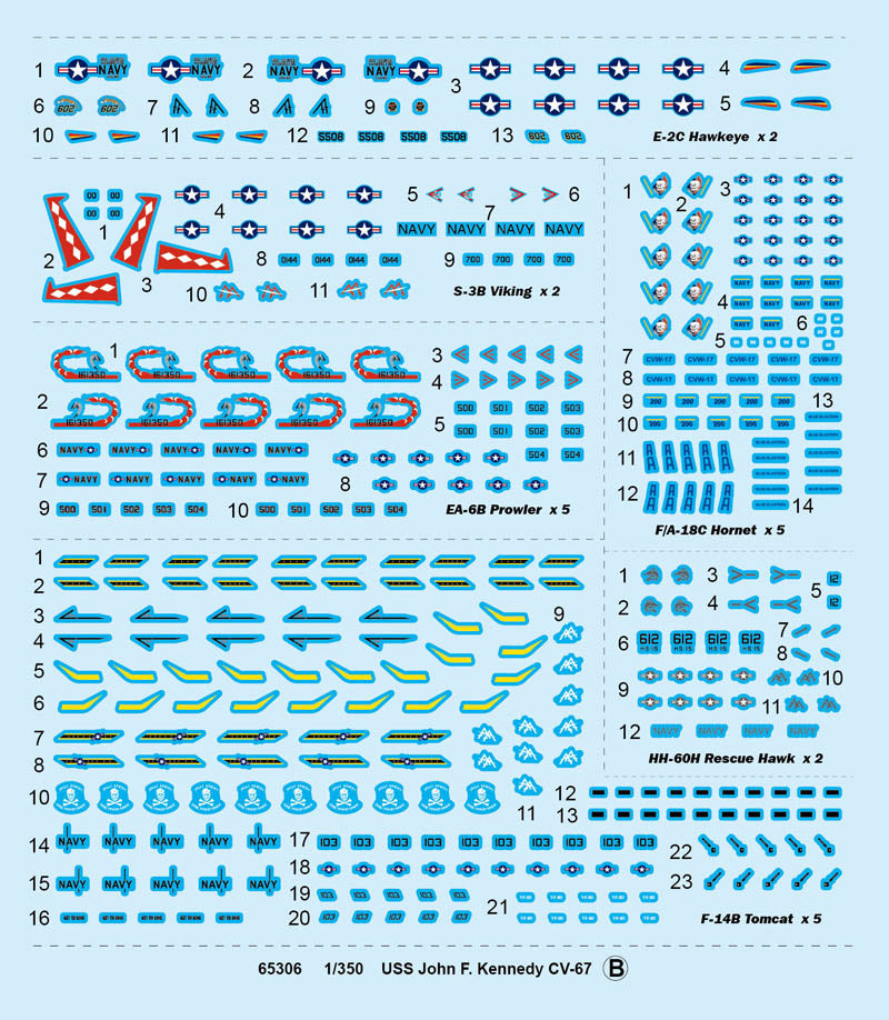 1:350 USS John F. Kennedy CV-67