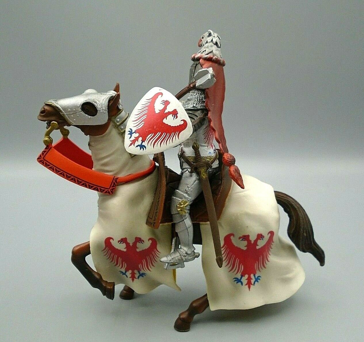 1:18 90MM ENGLISH KNIGHT & WARHORSE