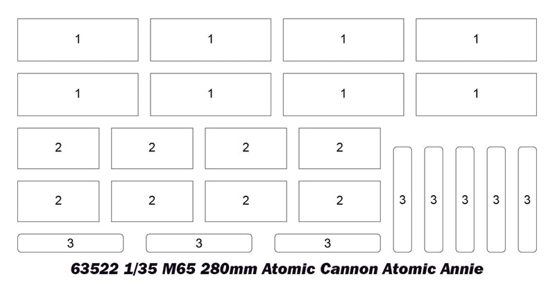 1:35 M65 280mm Atomic Canon Atomic Annie