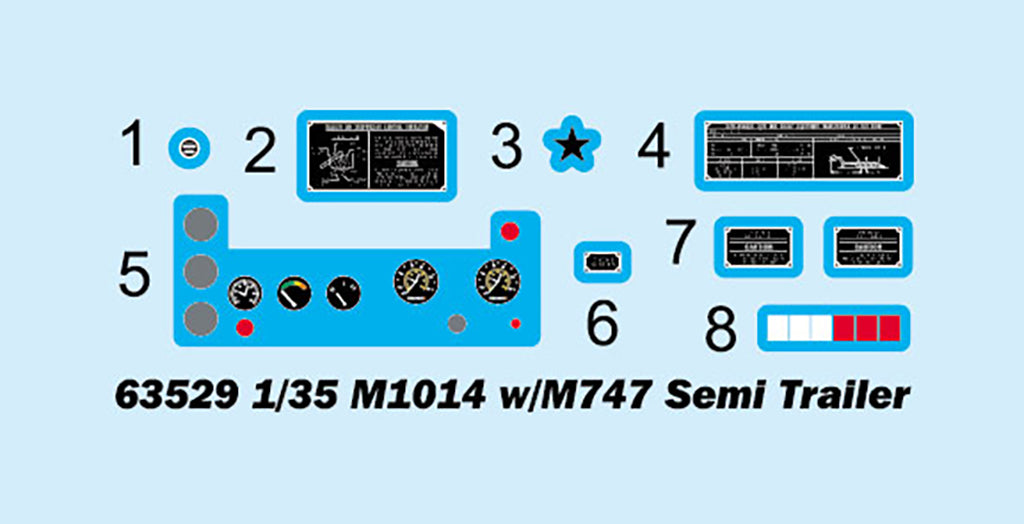 1:35 M1014 W/M747 Semi Trailer