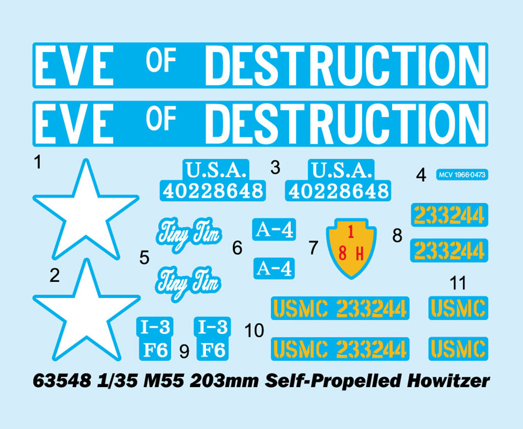 1:35 M55 203mm Self-Propelled Howitzer