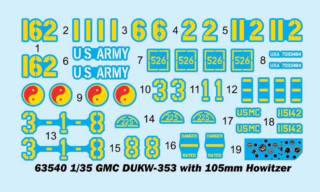 1:35 GMC DUKW-353 with 105mm Howitzer