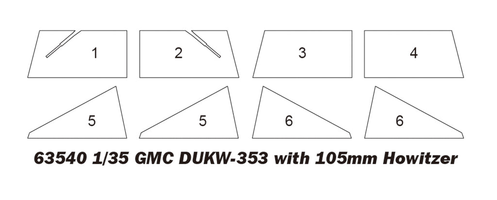 1:35 GMC DUKW-353 with 105mm Howitzer