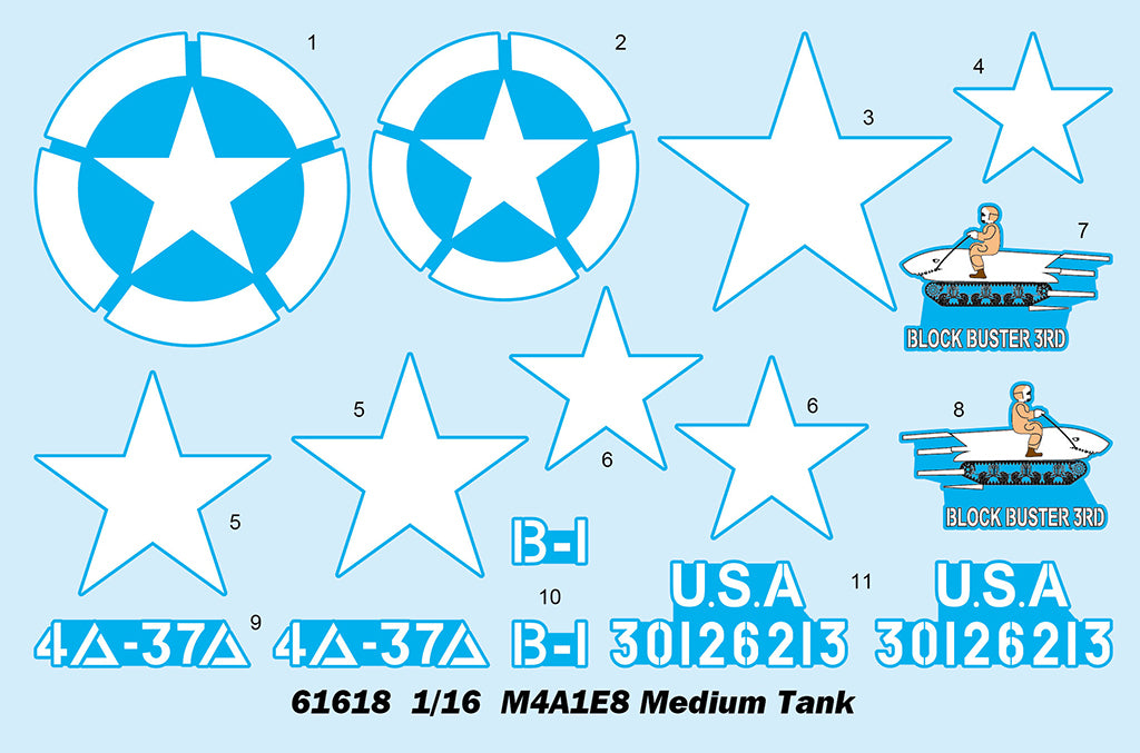 1:16 M4A1E8 Medium Tank