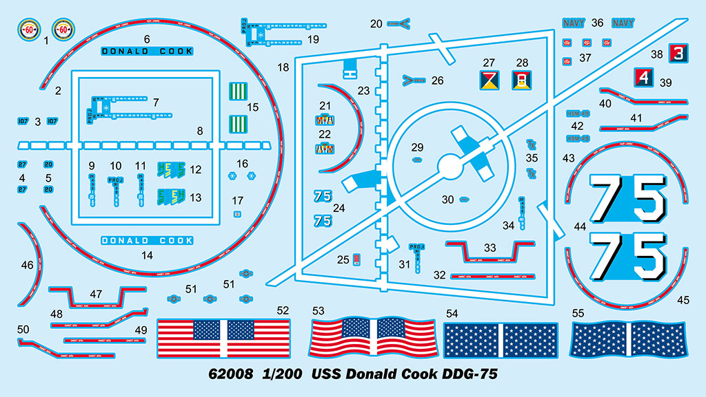1:200 USS Donald Cook DDG-75