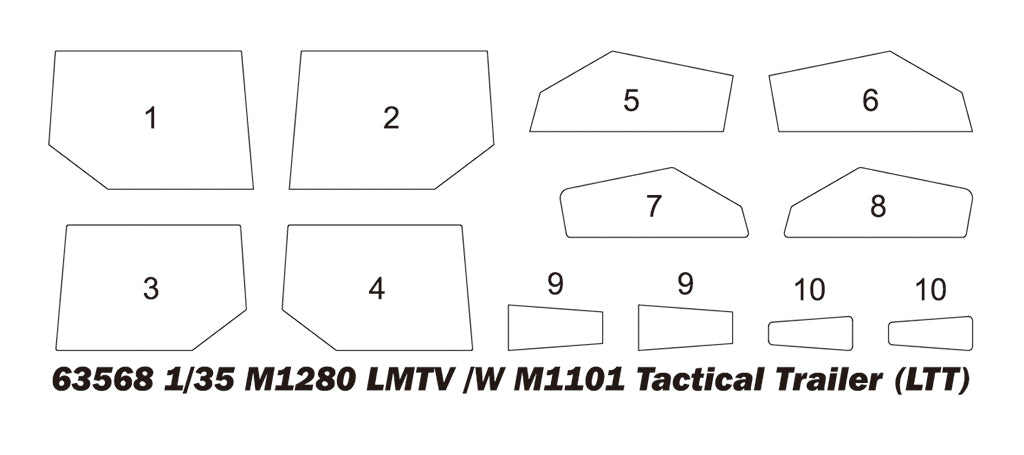 1:35 M1280 LMTV /W M1101 Tactical Trailer (LTT)