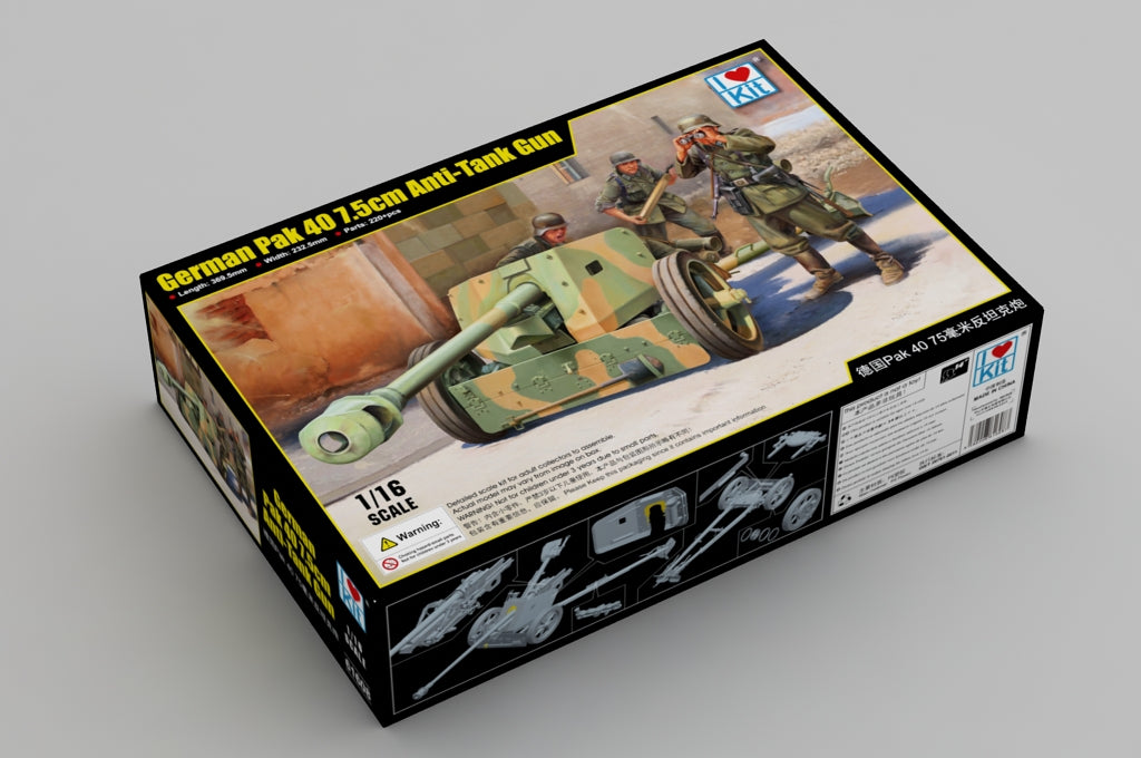 1:16 German Pak 40 7.5cm Anti-Tank Gun